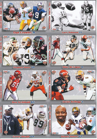 2014 Jogo CFL Alumni Association Series 6 Set of 20 Cards (#s 102-121) - 160 sets made!