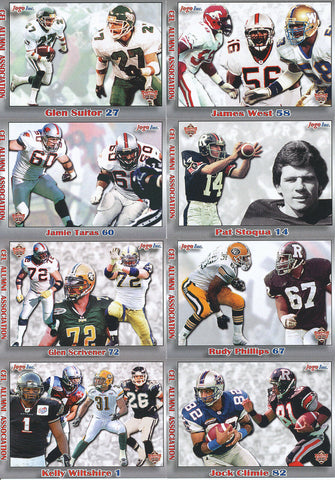2014 Jogo CFL Alumni Association Series 4 Set of 20 Cards (#s 62-81) - 160 sets made!