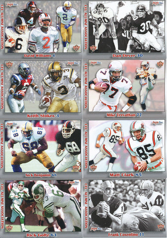 2015 Jogo CFL Alumni Association Series 10 Set of 20 Cards (#s 182-201) - 165 sets made!
