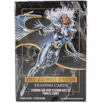 2024 Upper Deck Marvel Masterpieces 92 Platinum Blaster Box
