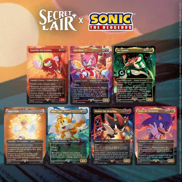 MTG Secret Lair Drop Series - Sonic the Hedgehog - Friends & Foe (Non-Foil)