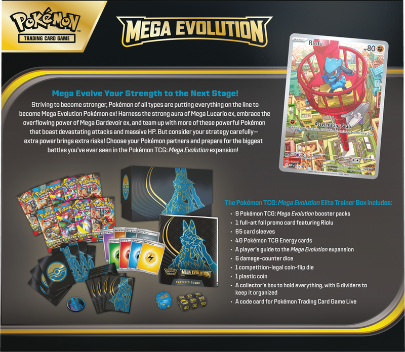 Pokemon Mega Evolution Elite Trainer Box (Lucario)