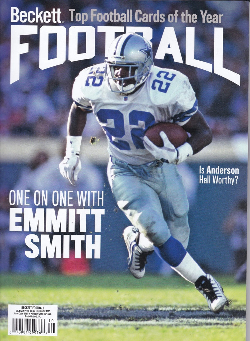 Beckett Football Monthly Price Guide October 2025