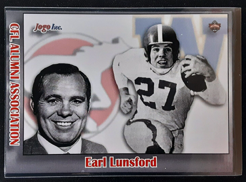 2024 Jogo CFL Alumni Short Print #SP Earl Lunsford- 60 to 70 cards made!