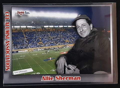 2024 Jogo CFL Alumni Short Print #SP Alex Allie Sherman - 60 to 70 cards made!