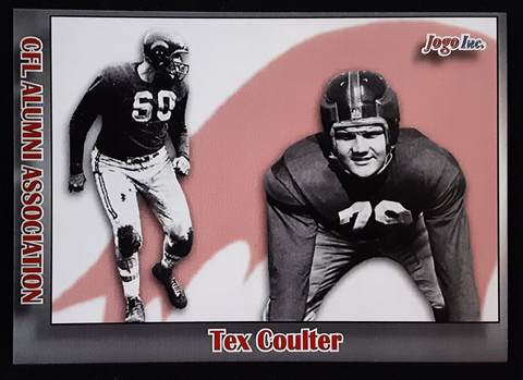 2024 Jogo CFL Alumni Short Print #SP Tex Coulter - 60 to 70 cards made!