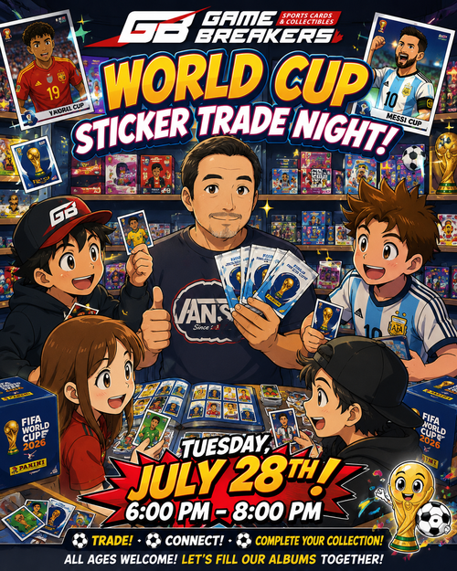 Panini FIFA World Cup 2026 Sticker Swap Night Tuesday July 28
