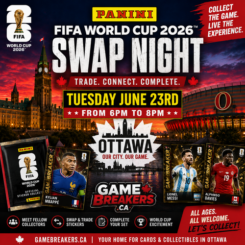 Panini FIFA World Cup 2026 Sticker Swap Night Tuesday June 23rd