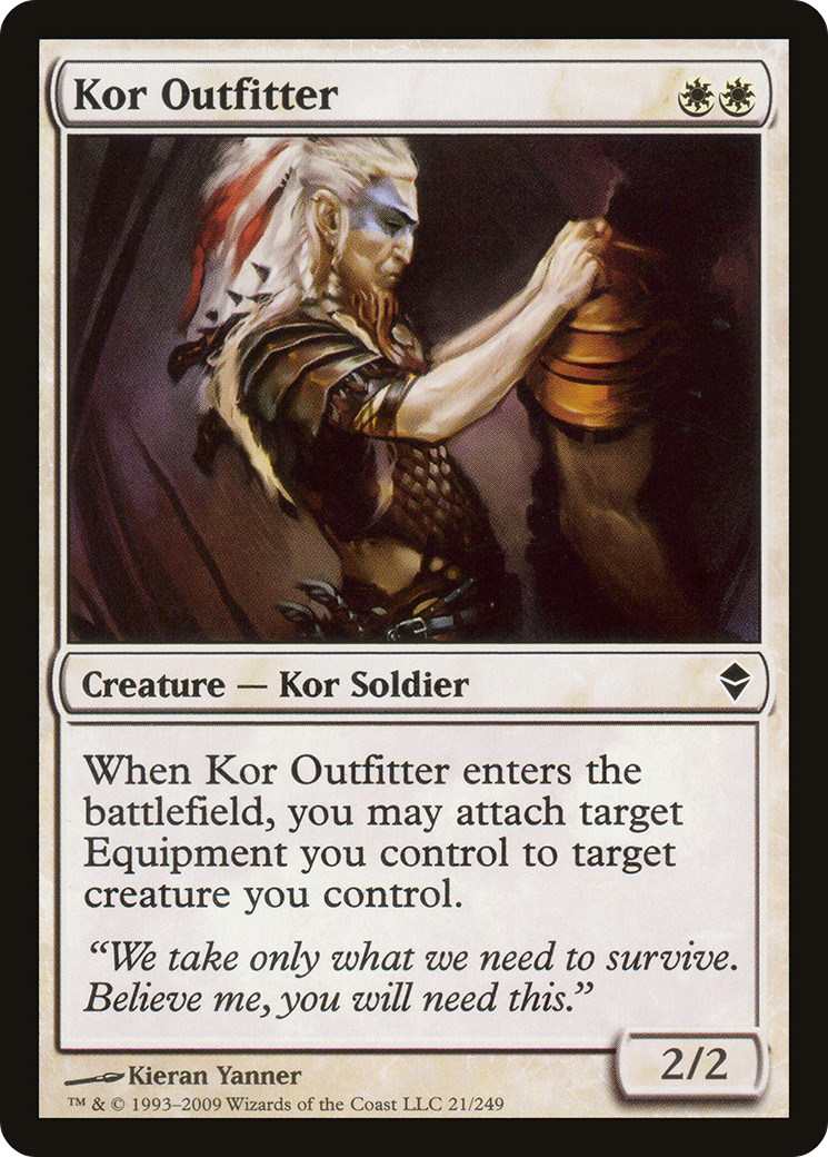 Kor Outfitter (ZEN-021)  Foil - Zendikar