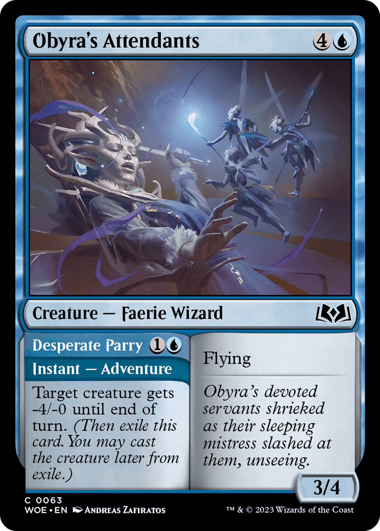 Obyra's Attendants (WOE-063)  Foil - Wilds of Eldraine