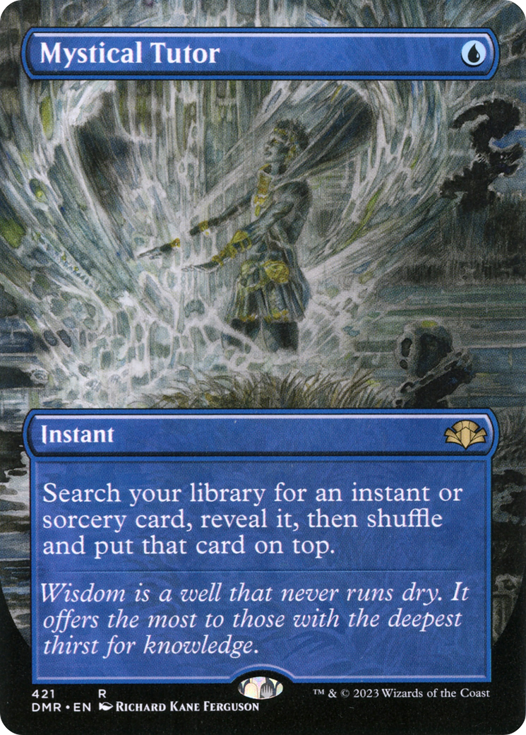 Mystical Tutor (Borderless) (DMR-421)  Foil - Dominaria Remastered