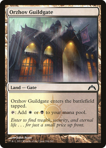 Orzhov Guildgate (GTC-244)  Foil - Gatecrash