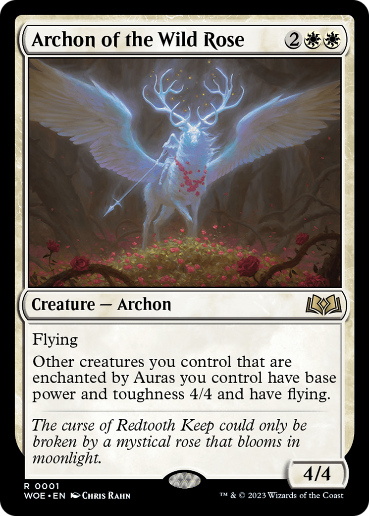 Archon of the Wild Rose (WOE-001)  - Wilds of Eldraine