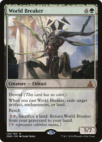 World Breaker (OGW-126)  Foil - Oath of the Gatewatch: (devoid)
