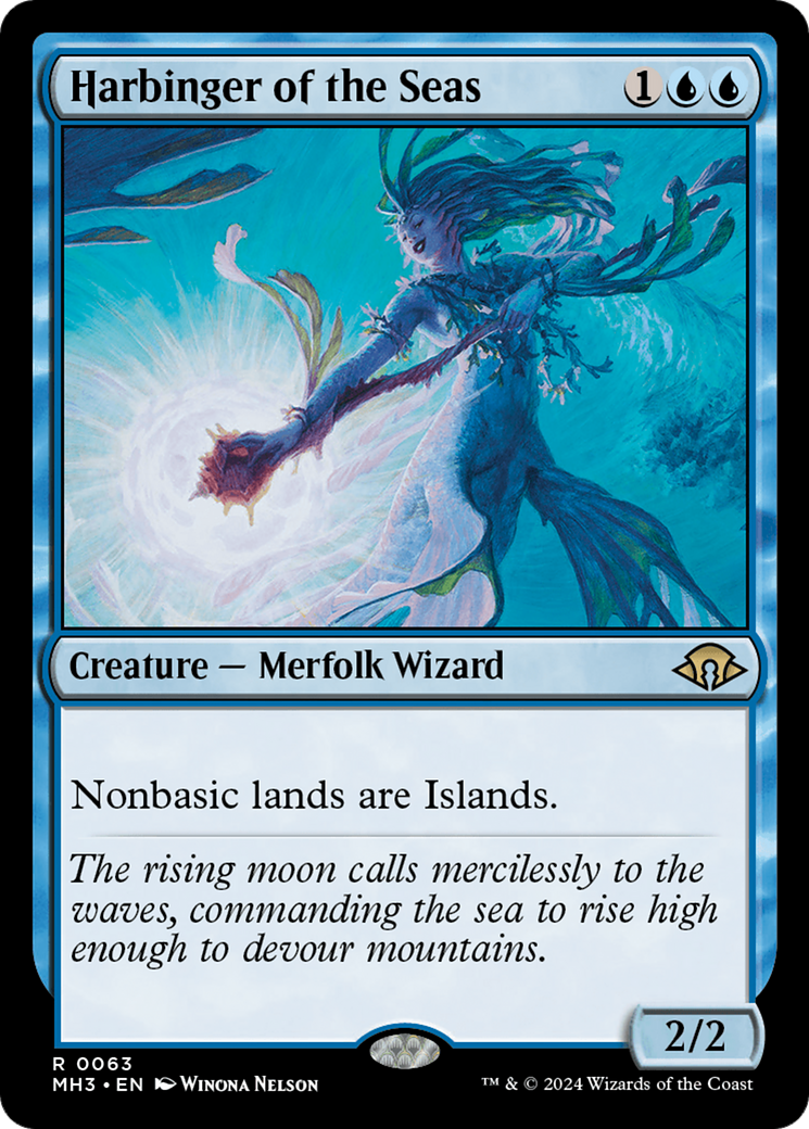 Harbinger of the Seas (MH3-063)  Foil - Modern Horizons 3