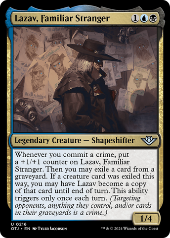 Lazav, Familiar Stranger (OTJ-216)  Foil - Outlaws of Thunder Junction