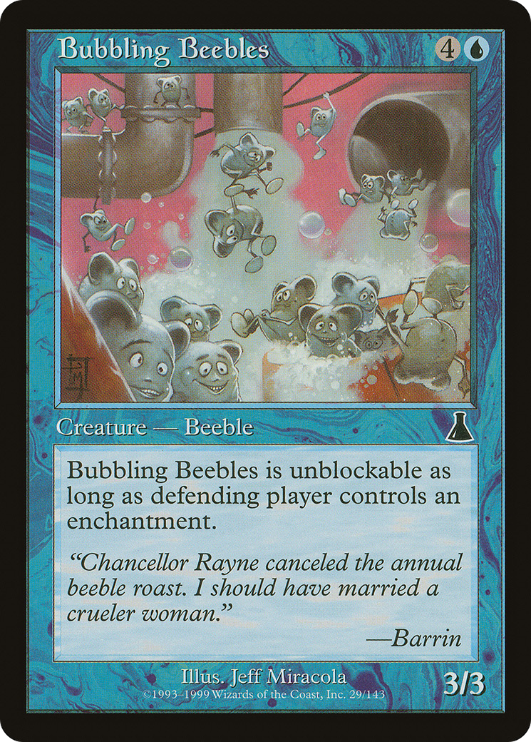 Bubbling Beebles (UDS-029)  Foil - Urza's Destiny
