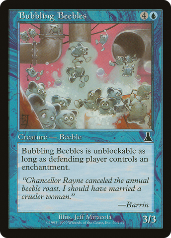 Bubbling Beebles (UDS-029)  - Urza's Destiny
