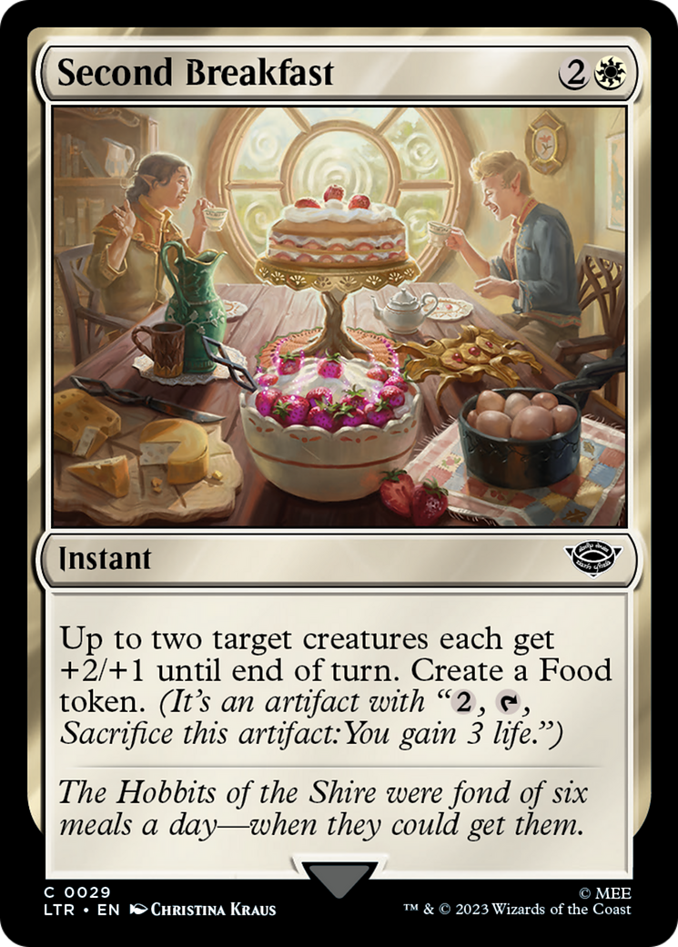 Second Breakfast (LTR-029)  Foil - The Lord of the Rings: Tales of Middle-earth