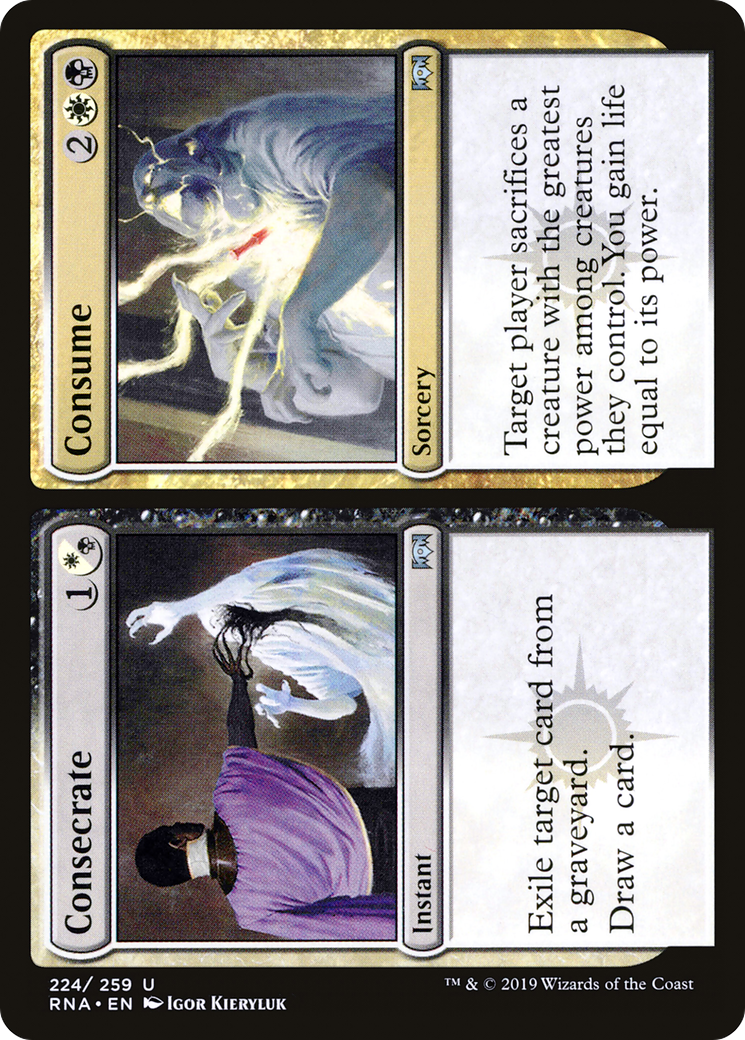 Consecrate // Consume (RNA-224)  - Ravnica Allegiance