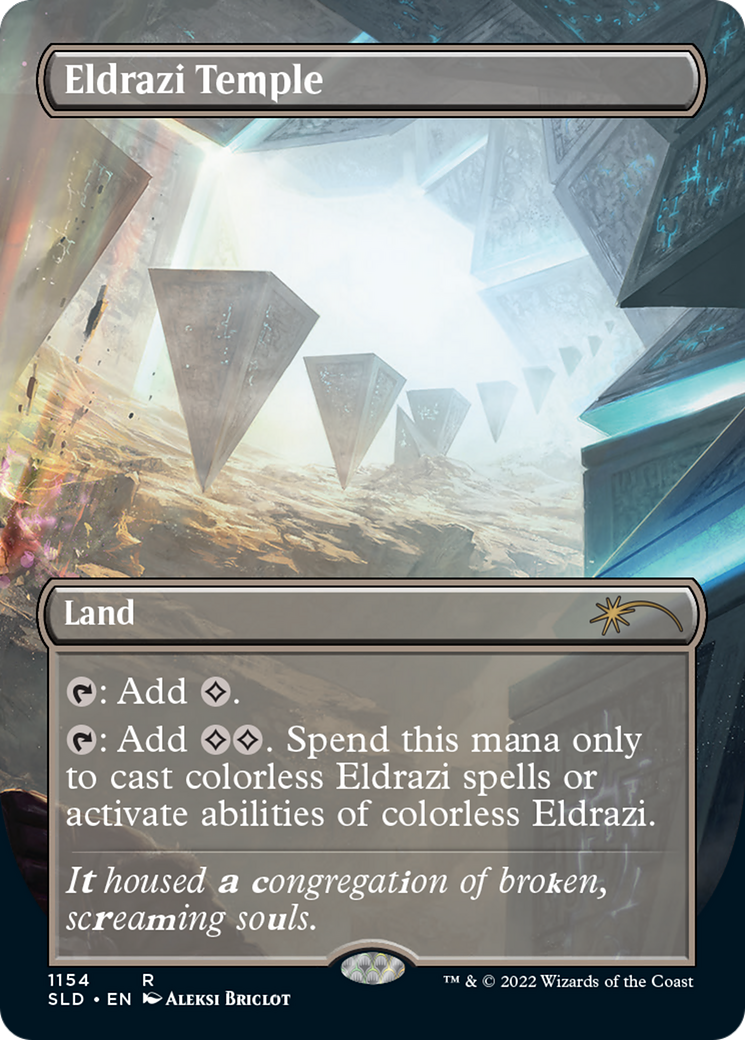 Eldrazi Temple (SLD-1154)  - Secret Lair Drop (Borderless)