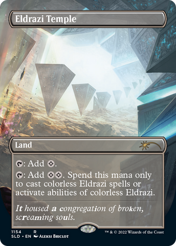 Eldrazi Temple (SLD-1154)  - Secret Lair Drop (Borderless)