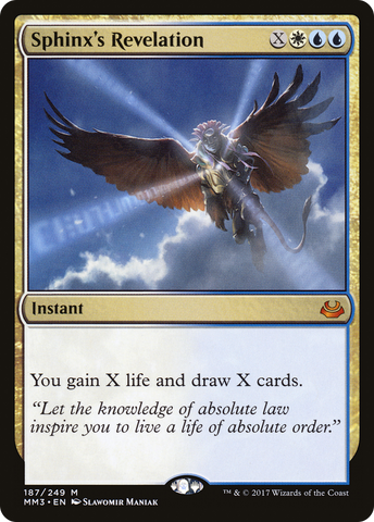 Sphinx's Revelation (MM3-187)  Foil - Modern Masters 2017