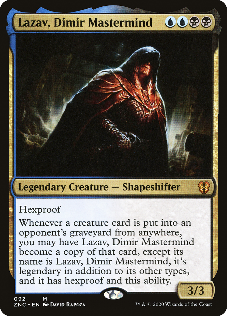 Lazav, Dimir Mastermind (ZNC-092)  - Zendikar Rising Commander