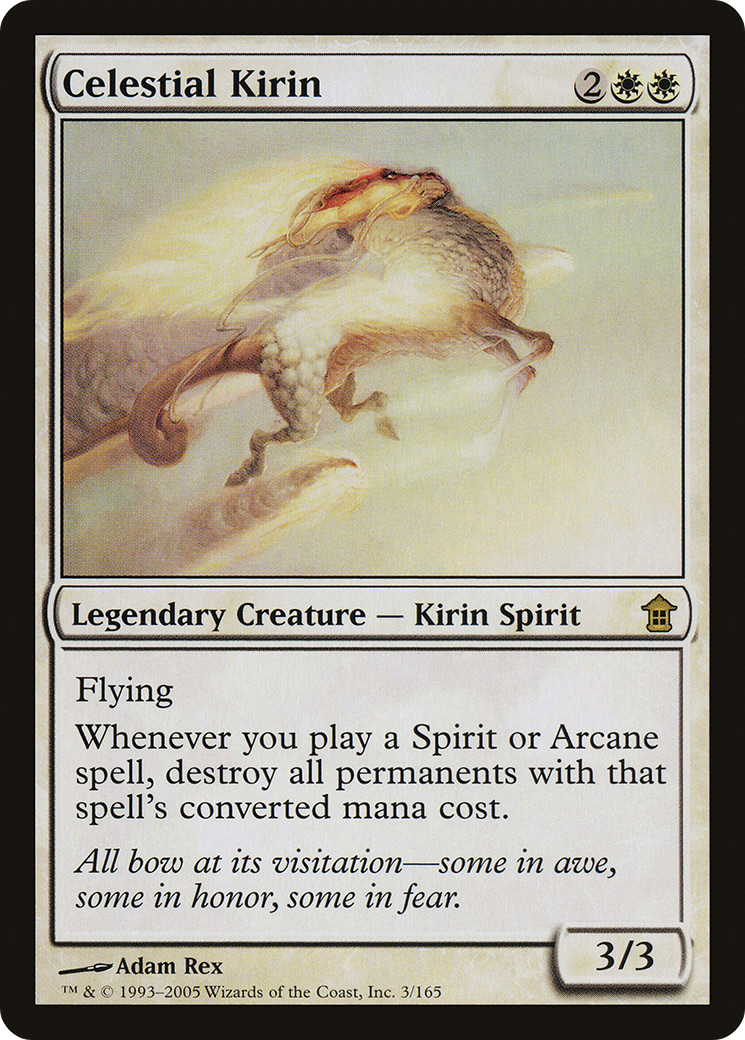 Celestial Kirin (SOK-003)  Foil - Saviors of Kamigawa