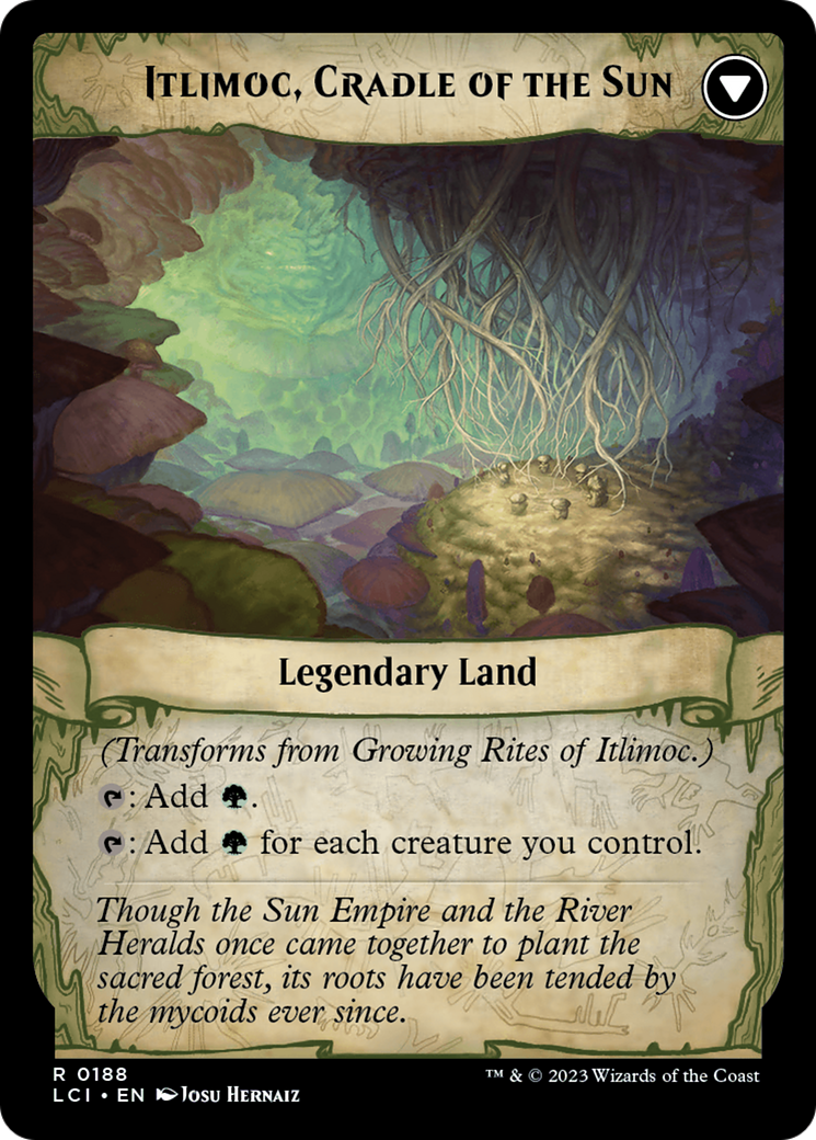 Growing Rites of Itlimoc (LCI-188)  Foil - The Lost Caverns of Ixalan