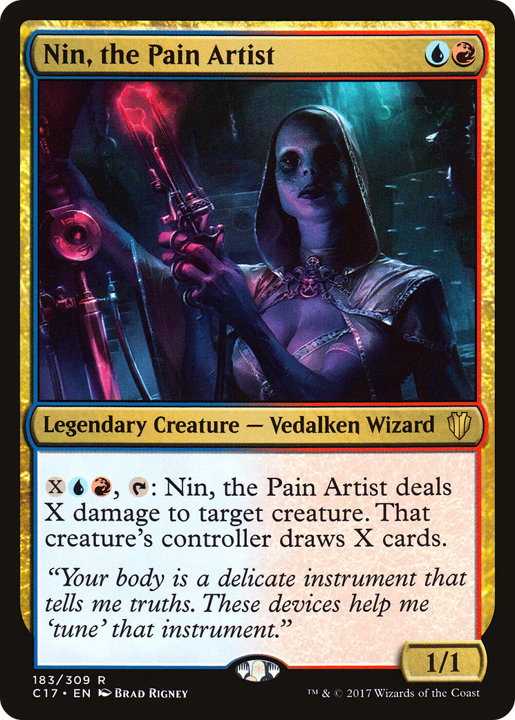 Nin, the Pain Artist (C17-183)  - Commander 2017