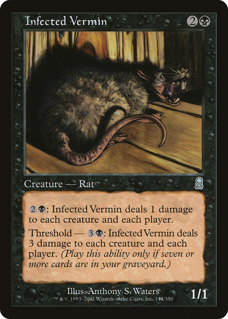 Infected Vermin (ODY-144)  Foil - Odyssey