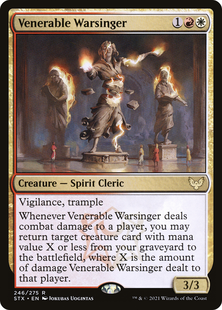 Venerable Warsinger (STX-246)  Foil - Strixhaven: School of Mages
