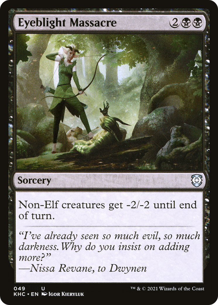 Eyeblight Massacre (KHC-049)  - Kaldheim Commander