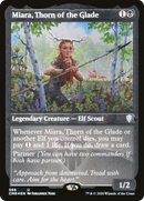 Miara, Thorn of the Glade (Foil Etched) (CMR-566)  Foil - Commander Legends