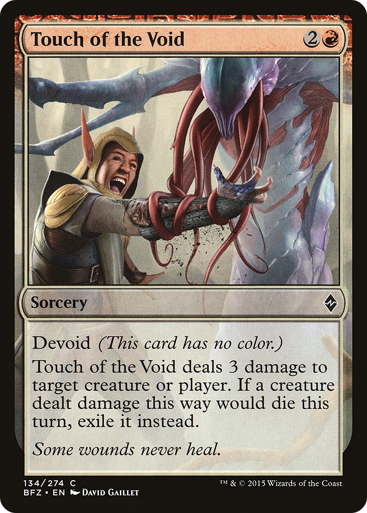 Touch of the Void (BFZ-134)  - Battle for Zendikar