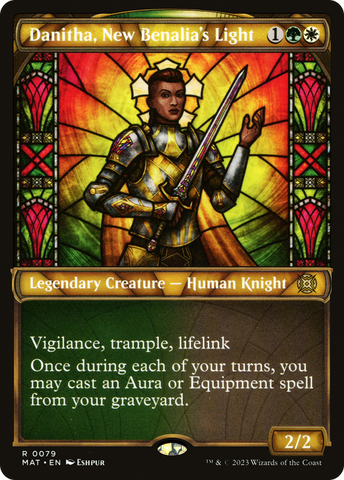 Danitha, New Benalia's Light (Showcase) (MAT-079)  Foil - March of the Machine: The Aftermath: (Showcase)