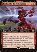 Laelia, the Blade Reforged (Extended Art) (C21-380)  - Commander 2021: (Extended Art)