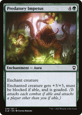 Predatory Impetus (CLB-249)  Foil - Commander Legends: Battle for Baldur's Gate