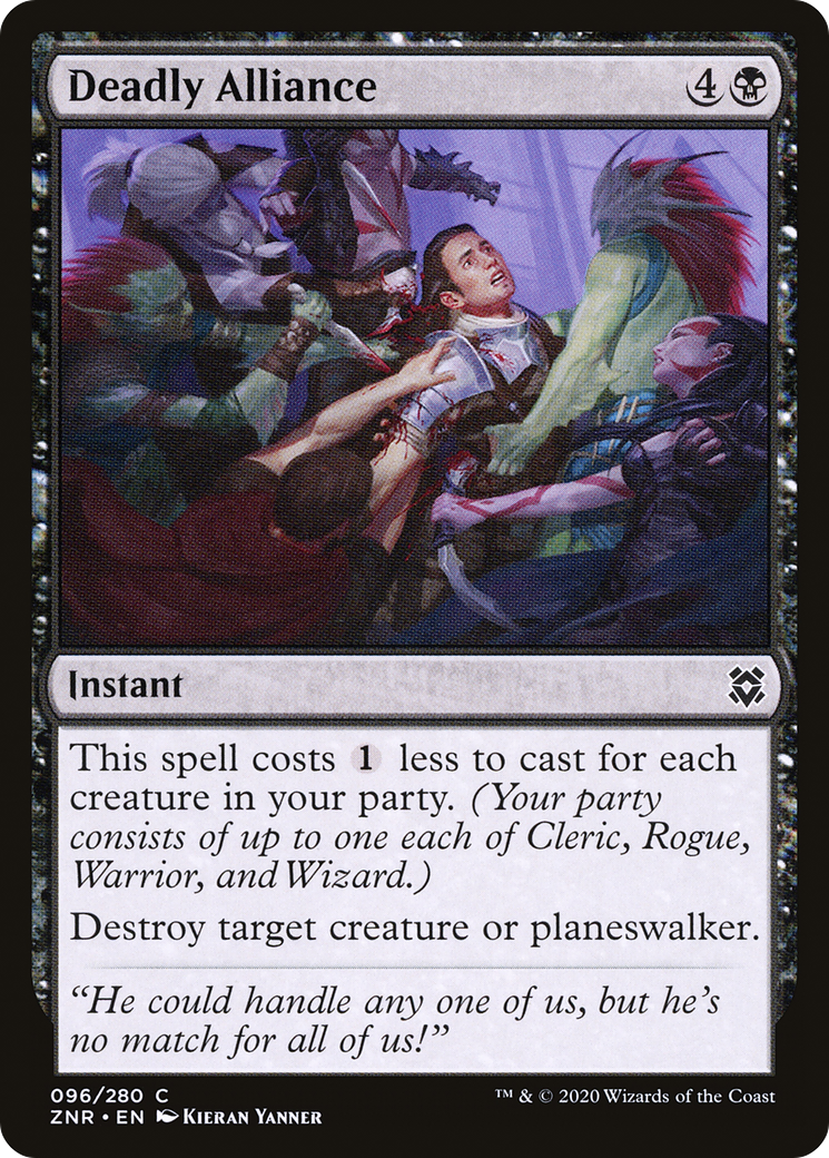 Deadly Alliance (ZNR-096)  - Zendikar Rising