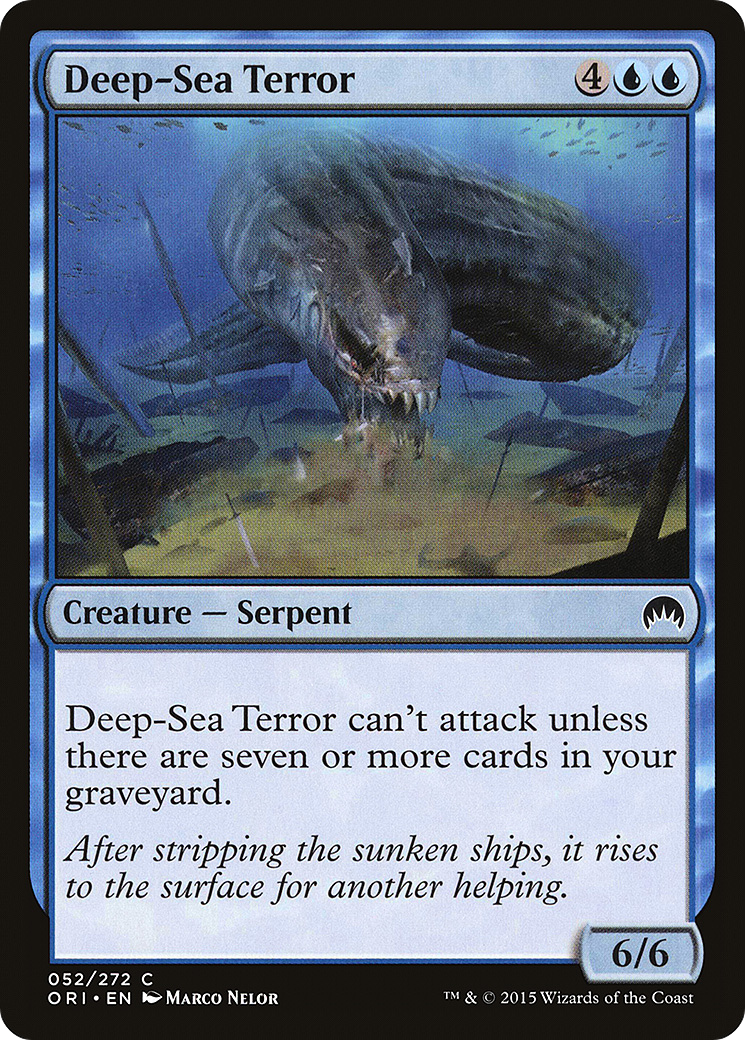 Deep-Sea Terror (ORI-052)  Foil - Magic Origins