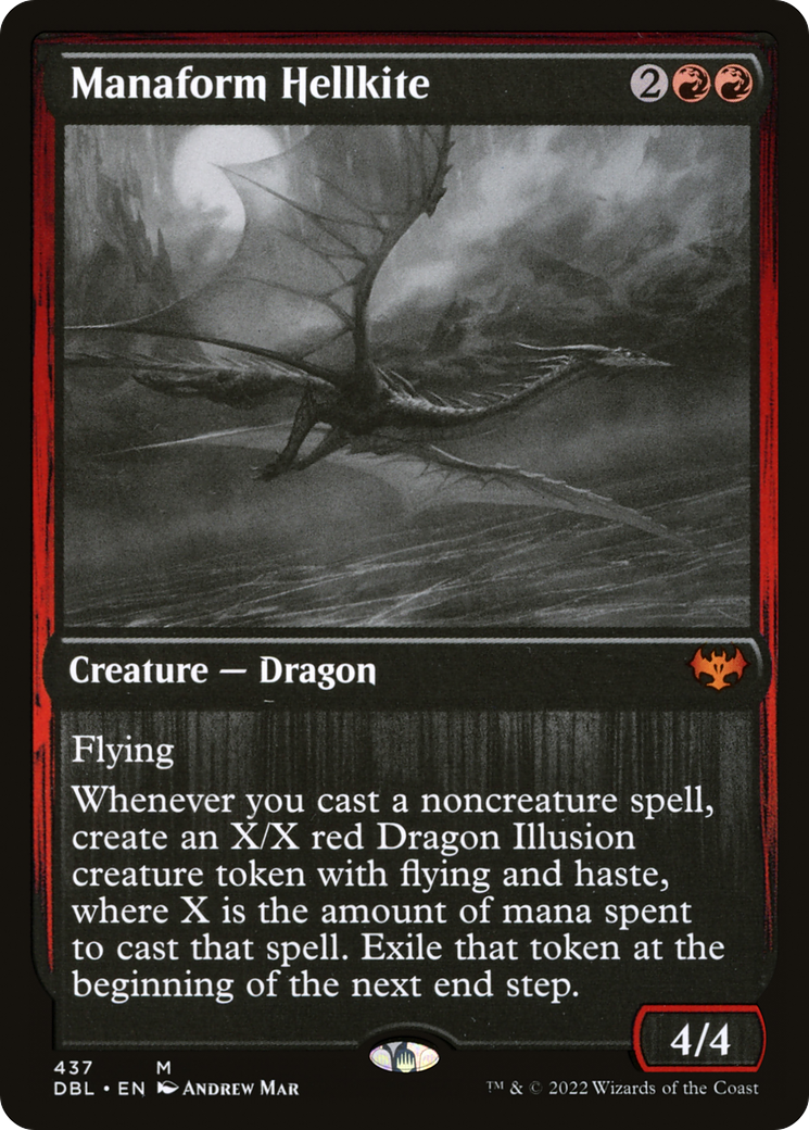 Manaform Hellkite (DBL-437)  Foil - Innistrad: Double Feature