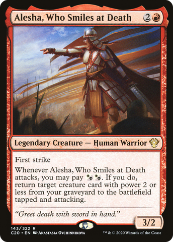 Alesha, Who Smiles at Death (C20-143)  - Commander 2020
