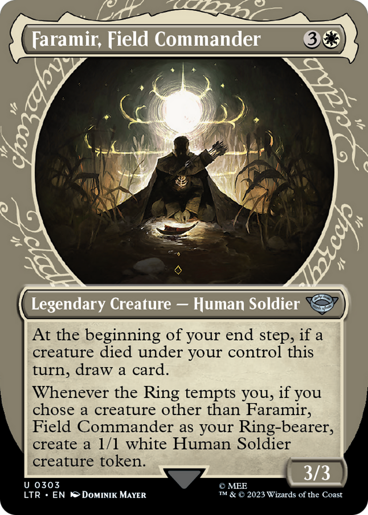 Faramir, Field Commander (Showcase) (LTR-303)  - The Lord of the Rings: Tales of Middle-earth: (Showcase) (Borderless)