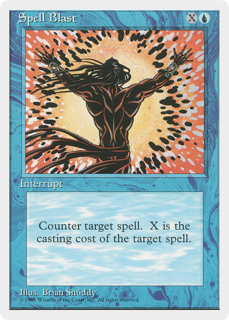 Spell Blast (4ED-)  - Fourth Edition