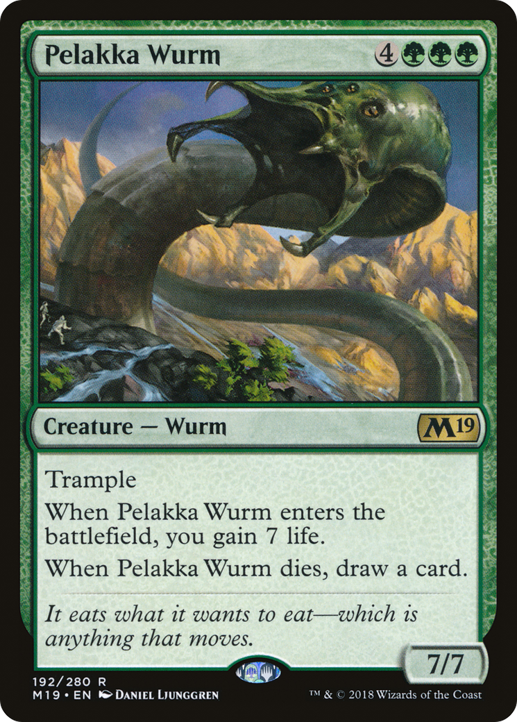Pelakka Wurm (M19-192)  Foil - Core Set 2019