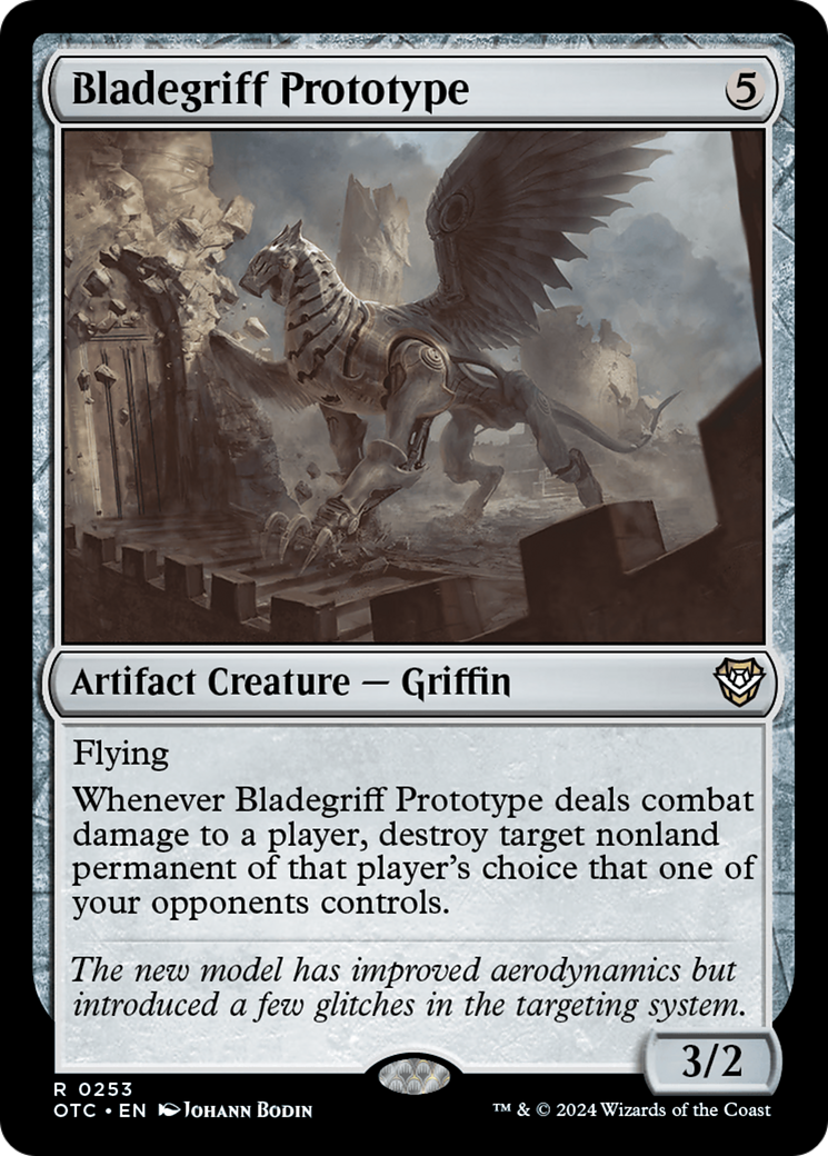 Bladegriff Prototype (OTC-253)  - Outlaws of Thunder Junction Commander