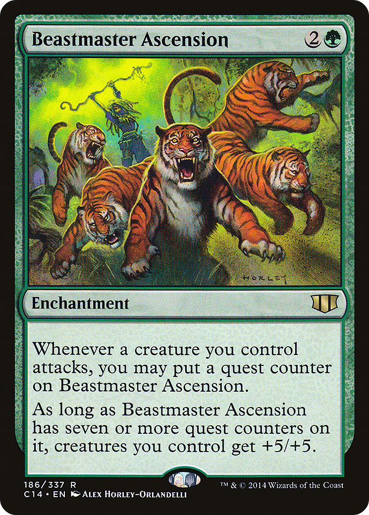 Beastmaster Ascension (C14-186)  - Commander 2014