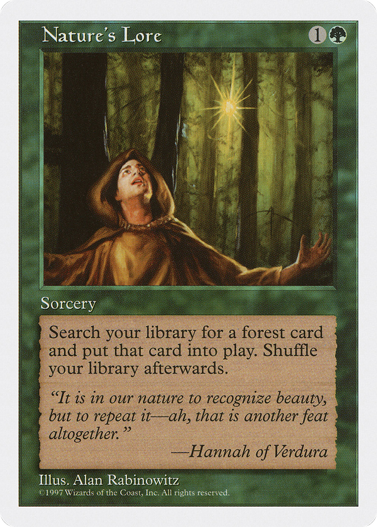 Nature's Lore (5ED-)  - Fifth Edition