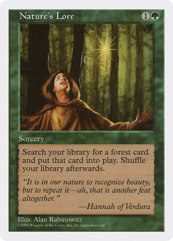 Nature's Lore (5ED-)  - Fifth Edition